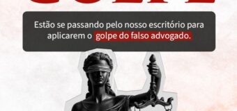ATENÇÃO! NOTA DE ESCLARECIMENTO – TENTATIVA DE GOLPES