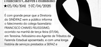 Nota de Pesar: Felissisimo